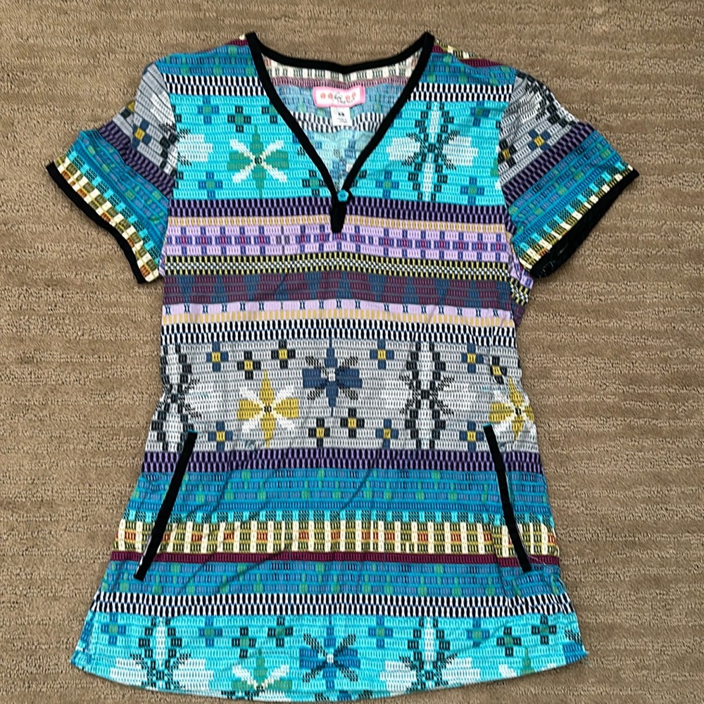Koi Scrub Top
